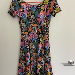 Nooworks Cha Cha Dress - Magic Mushroom Print